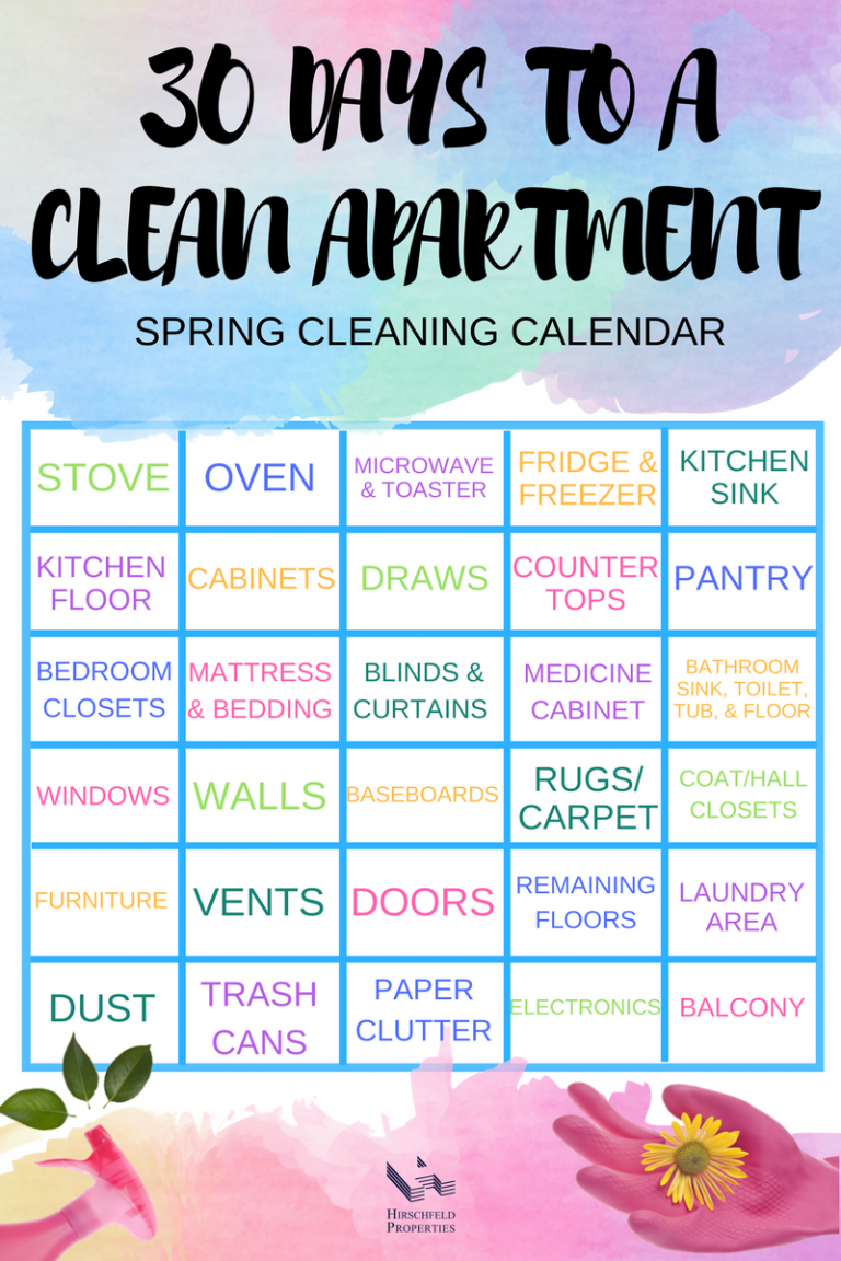 Preparing to Spring Clean Your Apartment 8 Quick Tips Hirschfeld