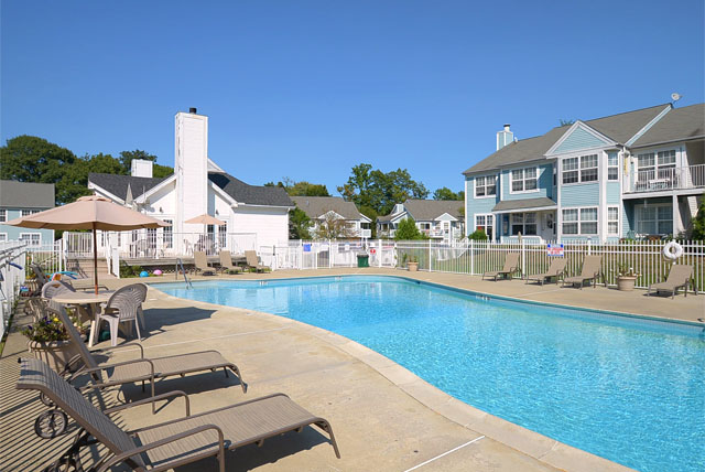 New Haven, CT Poolside resident amenities - pet friendly