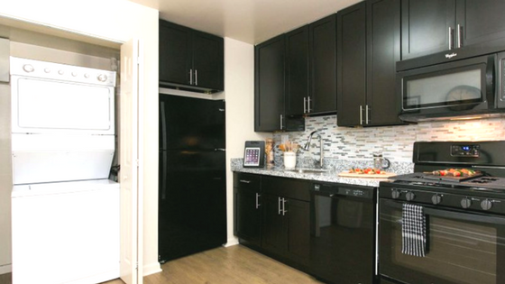 kitchen apartment with utilities