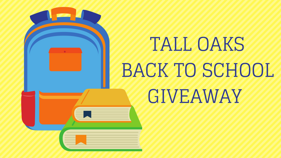 tall oaks back to school giveaway