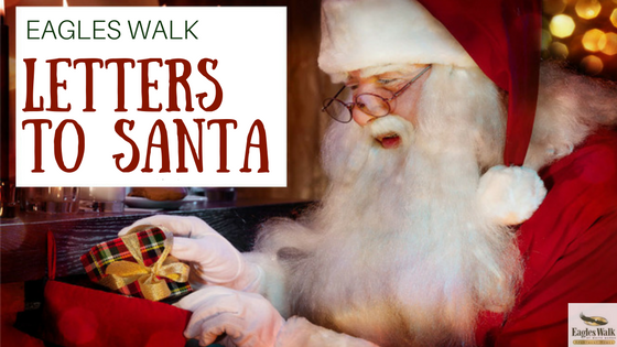 eagles walk letters to santa claus