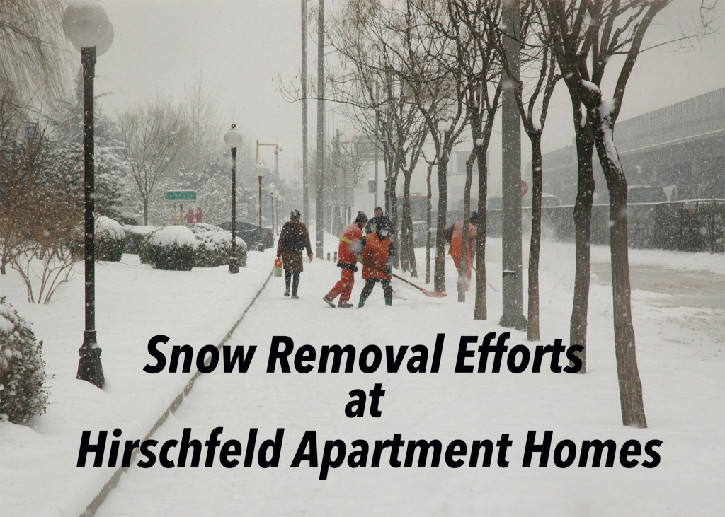 Snow Removal Efforts at Hirschfeld Apartment Homes Hirschfeld