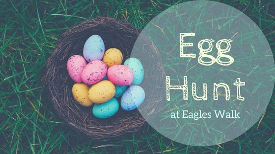 egg hunt at eagles walk