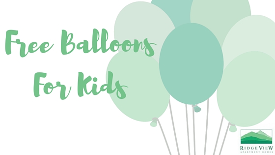 Free Balloons For Ridge View Kids