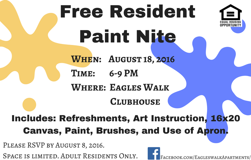 eagles walk paint nite event