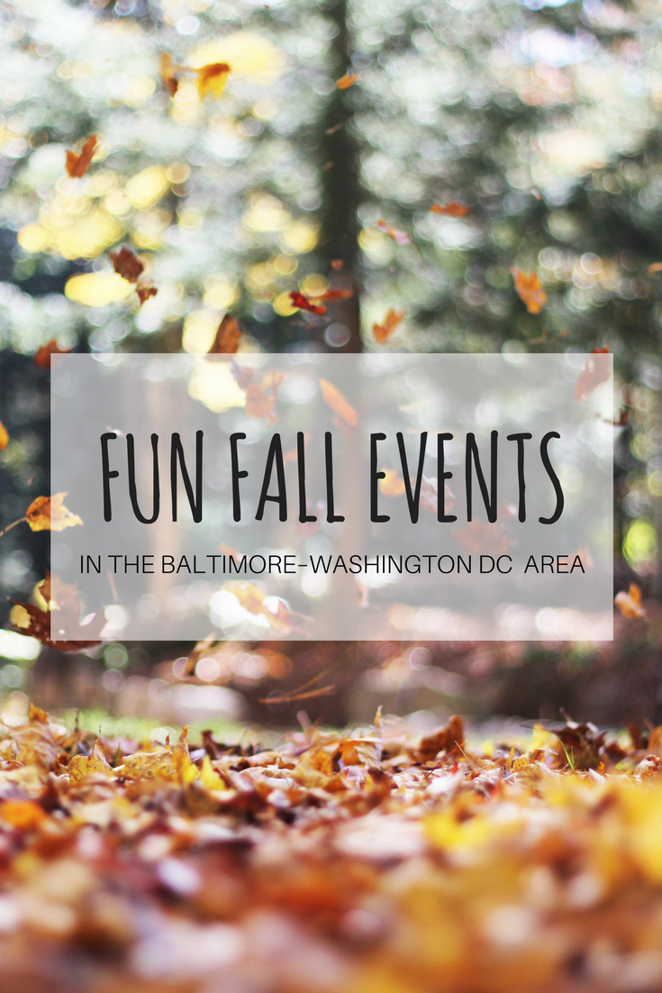 fall fun events in baltimore washington dc area