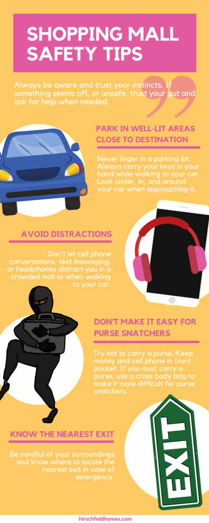 Purchasing Safety Tips Shopping Mall Safety Tips | Hirschfeld