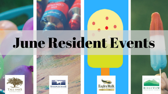 june resident events for tall oaks steeplechase eagles walk and ridge view communities