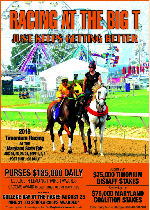 Maryland State Fair 2018 Thoroughbred horse races