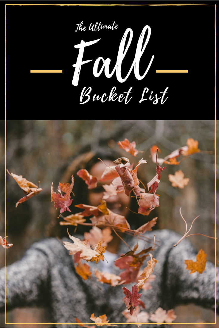 the ultimate fall bucket list