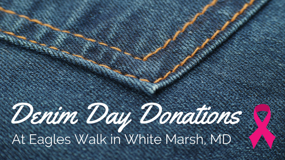 denim day donations at eagles walk in white marsh maryland