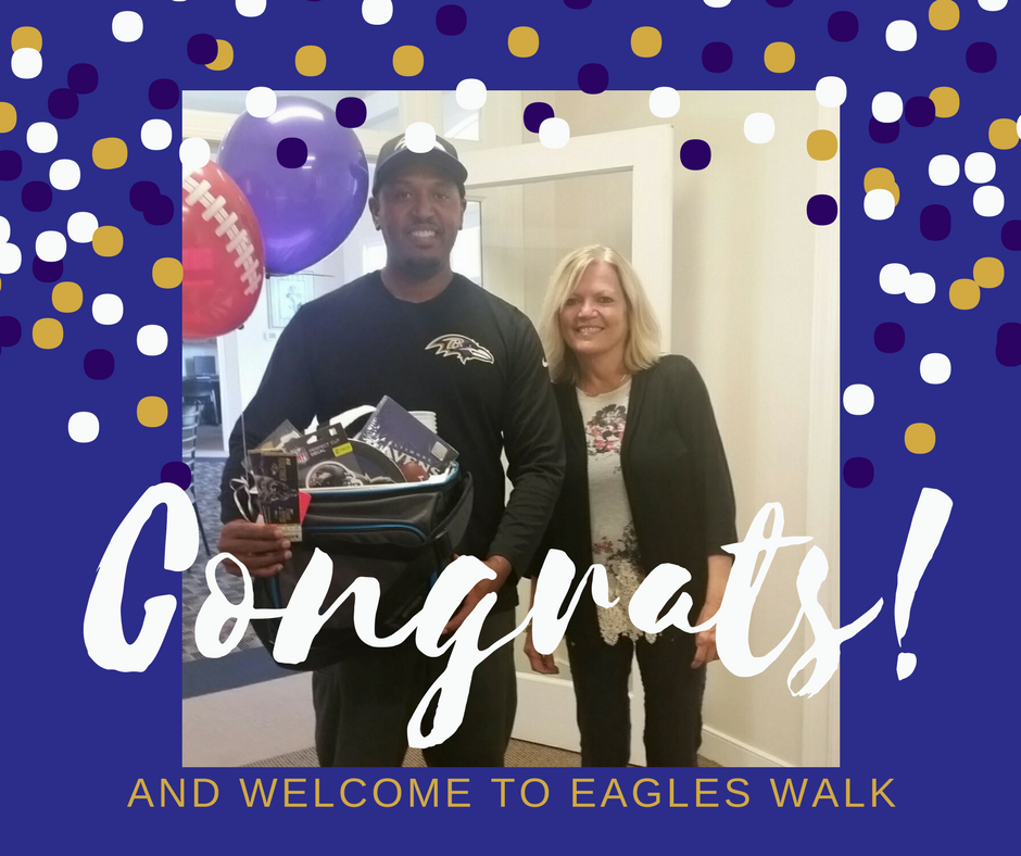 congrats and welcome to eagles walk