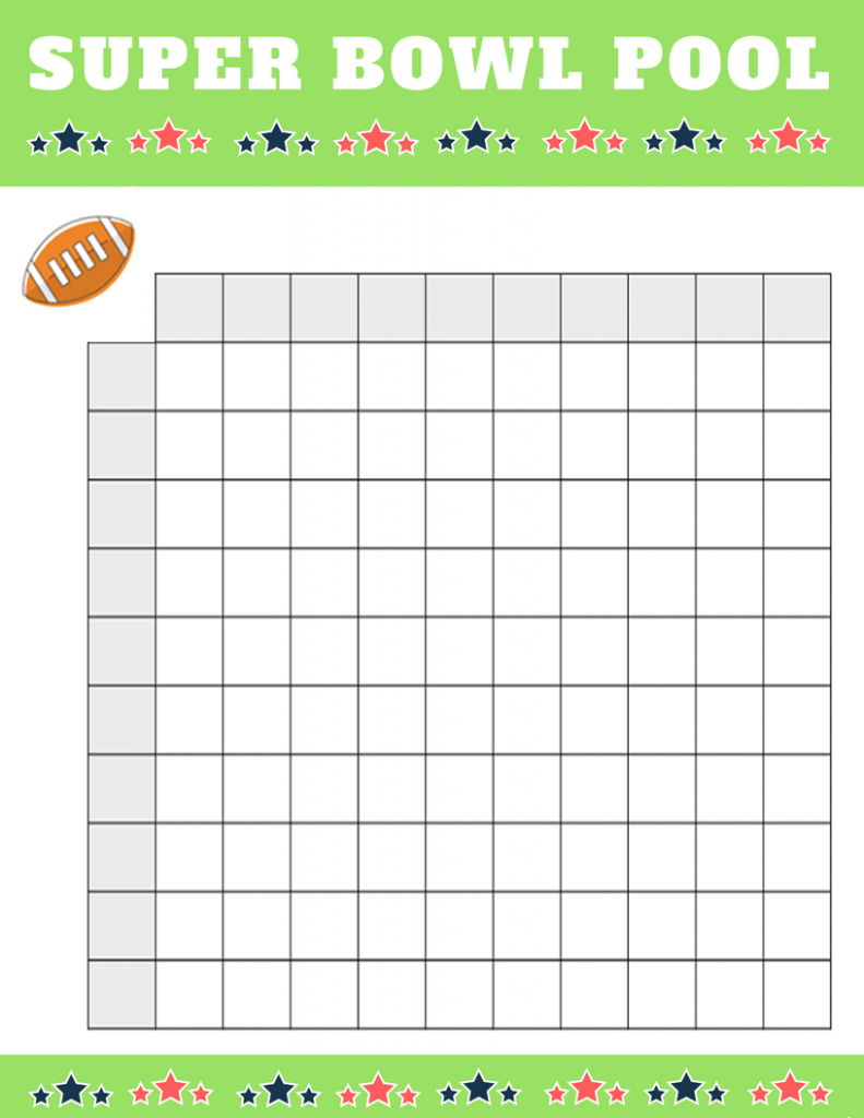 Printable Squares For Super Bowl