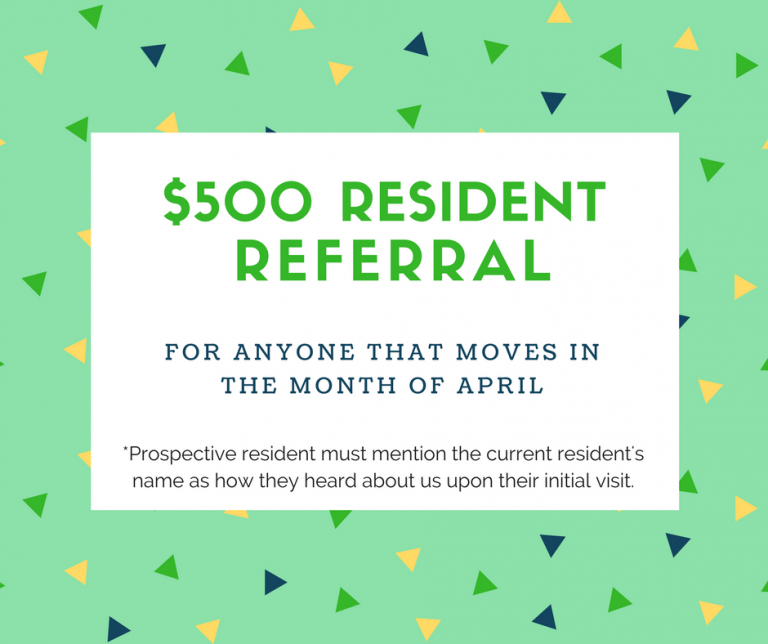Tall Oaks 500 Resident Referral Hirschfeld