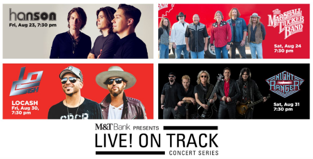 Maryland State Fair 2019 Concert series featuring Hanson, The Marshall Tucker Band, Locash, and Night Ranger